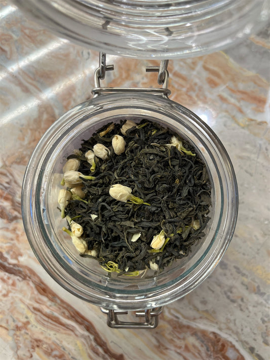 Green Tea with Jasmine, Tea Blend, 50 grams.