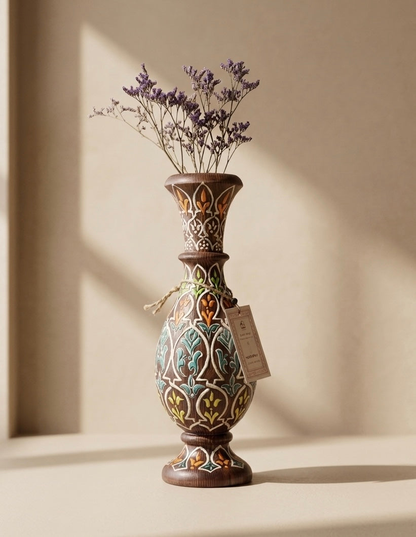 Aly Handmade Wooden Vase