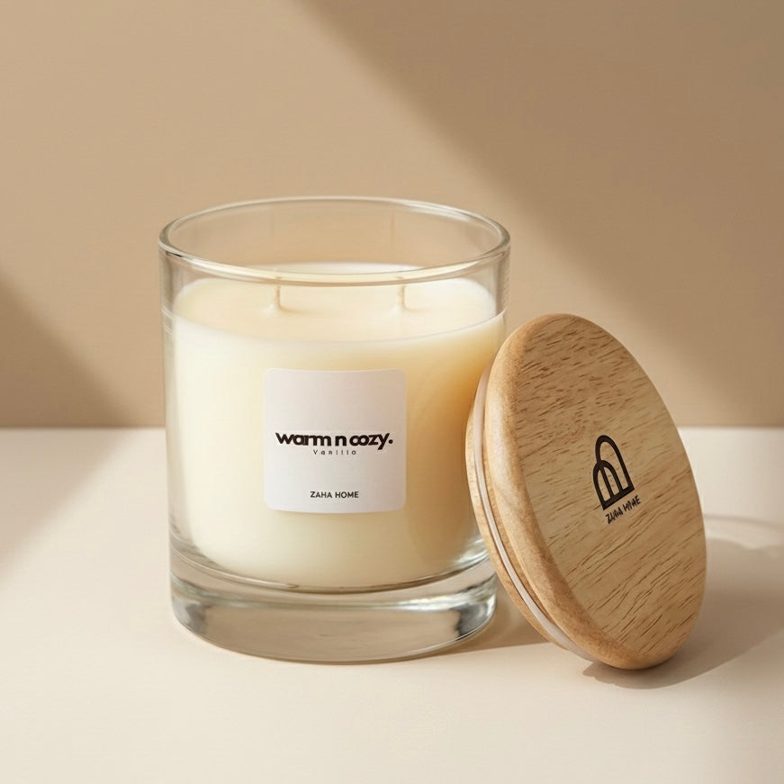 Warm n Cozy candle, Vanilla, 180g