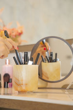 Warm & Cozy l Egyptian Onyx Marble Scented Candle l Vanilla Scent l Made from Vegetable wax blend l ~ 160 gm