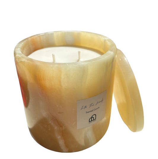 A Love Letter, Scented Candle in Egyptian Onyx - Made from Vegetable wax blend.