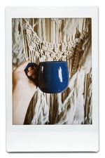 كوب كبير من الطين مصنوع يدويًا C104