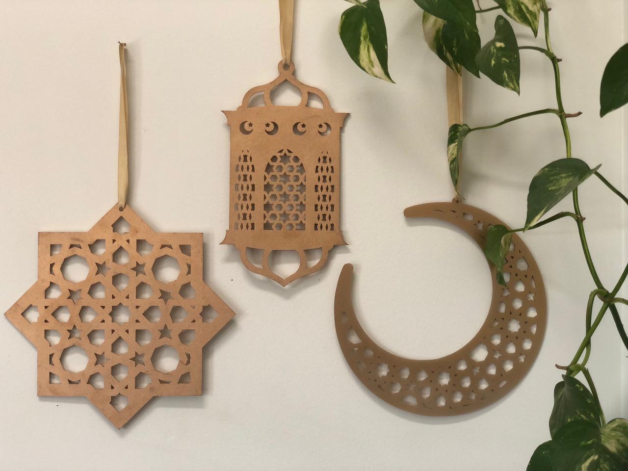 Ramadan-Anhänger-Set (3 Stück)