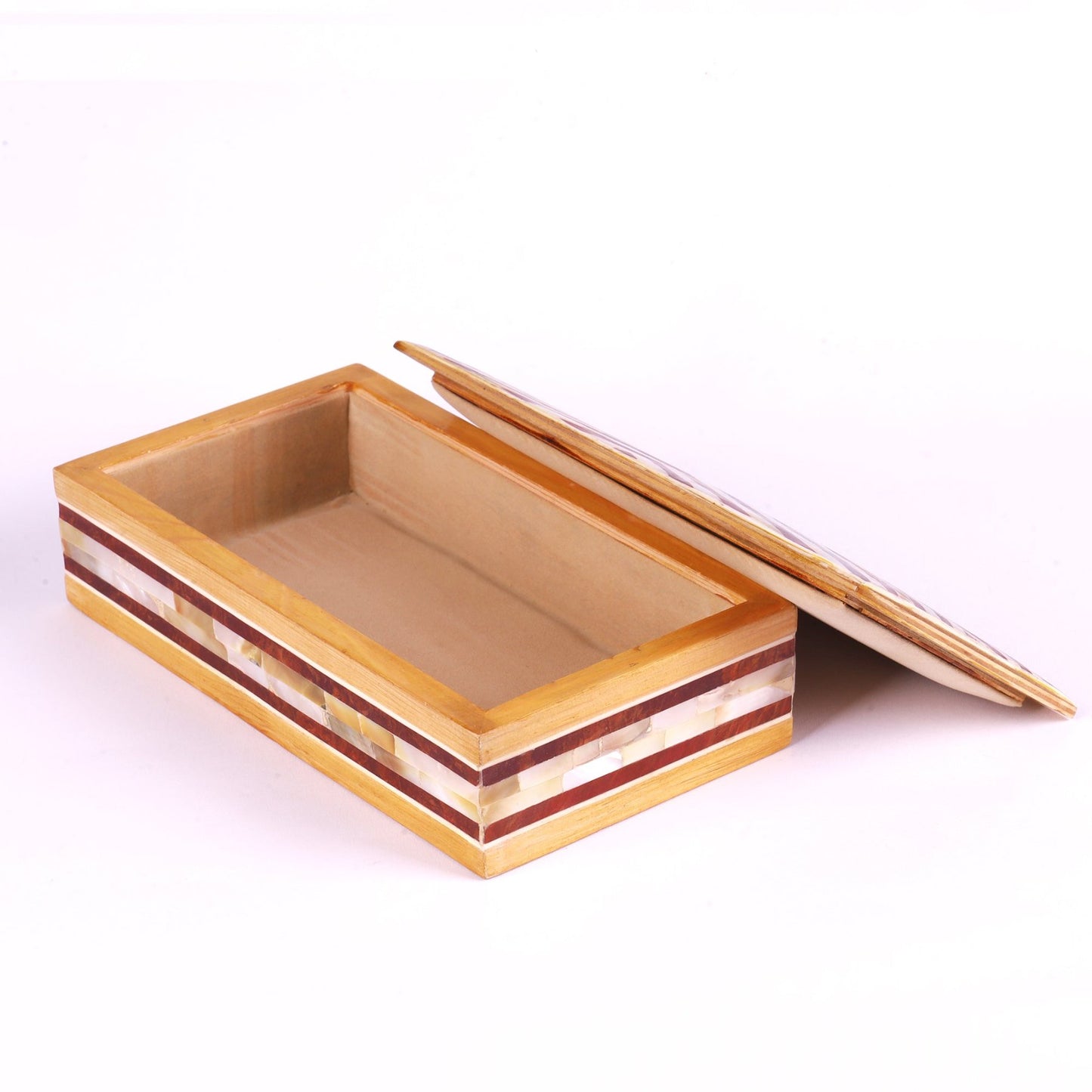 صندوق مجوهرات مصنوع يدويًا من عرق اللؤلؤ "موديل Y" 