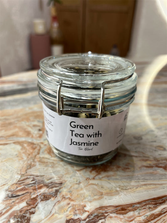 Green Tea with Jasmine, Tea Blend, 50 grams.