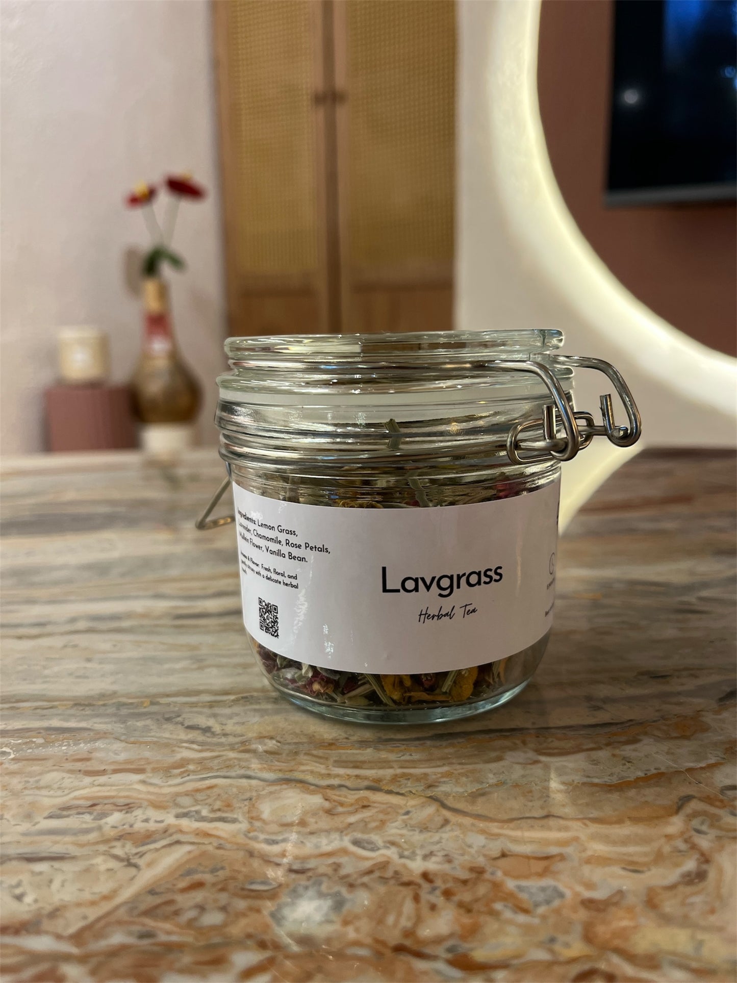 Lavgrass – Beruhigender Lavendel- und Zitronengras-Kräutertee (15 g)