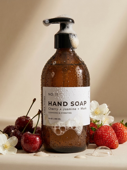 No.11 Hand Soap - Cherry, Jasmine & Musk | Refillable | 300ml