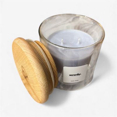Serenity Candle, Lavender, Refillable, 120g