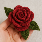 ROSE handmade crochet Flower