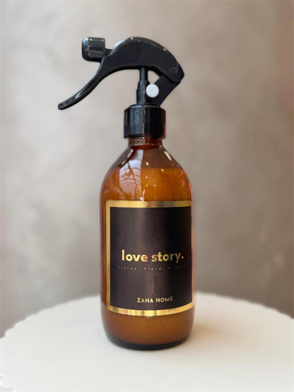 LOVE STORY, Textilspray / Raumspray, 300 ml, Zitrus