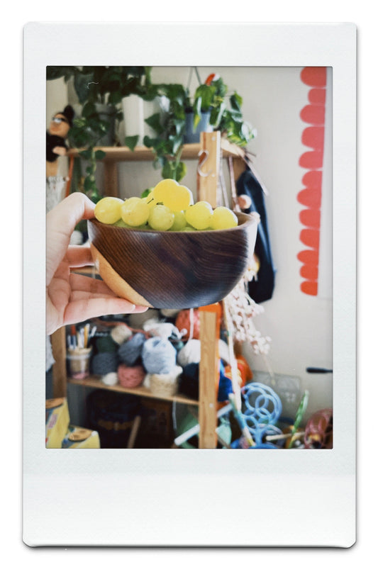 Handgefertigte Holzschale C107