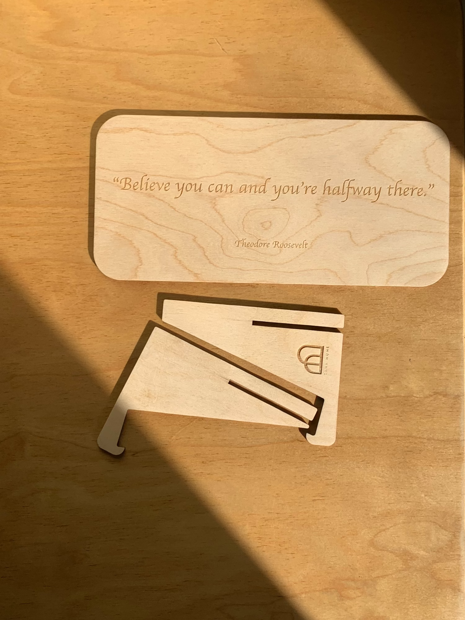 desk frames, natural wooden